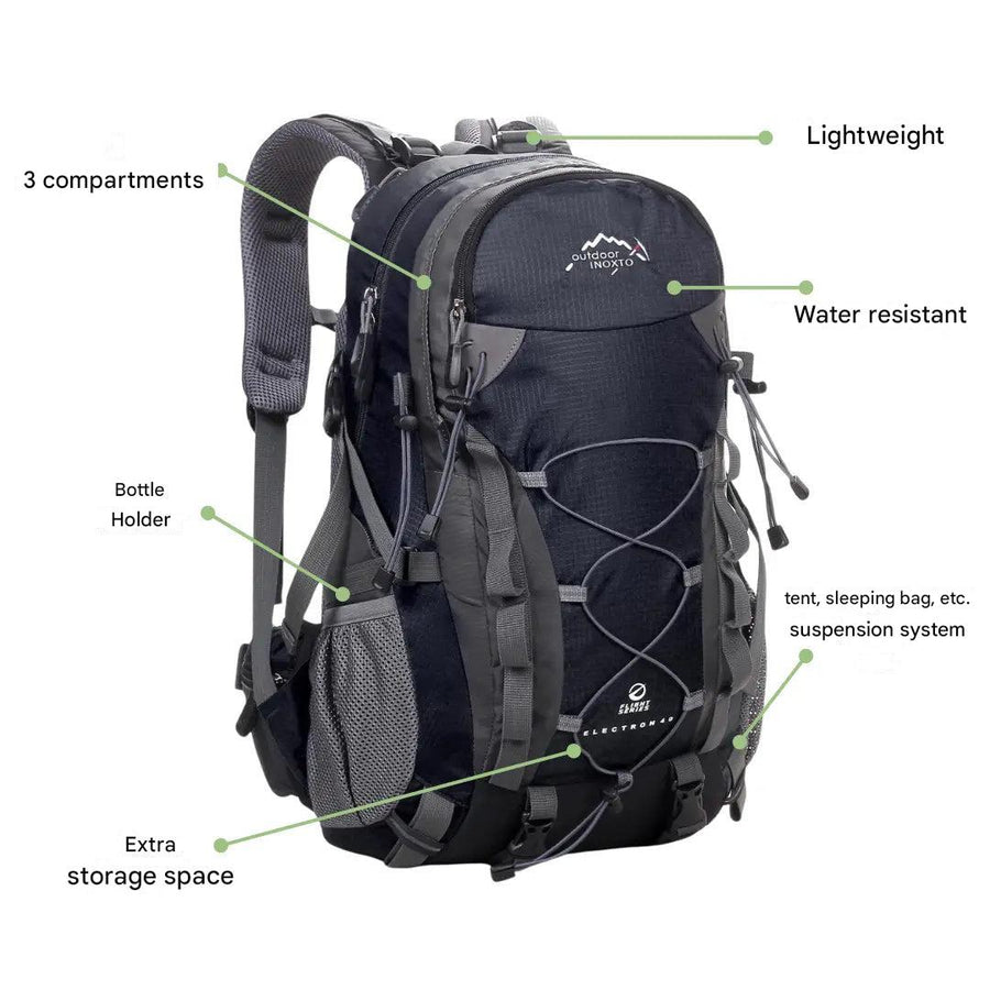 40L Hiking Backpack Suspension System Lightweight Trekking Pack – product view 2 | Great Lakes Outdoor
