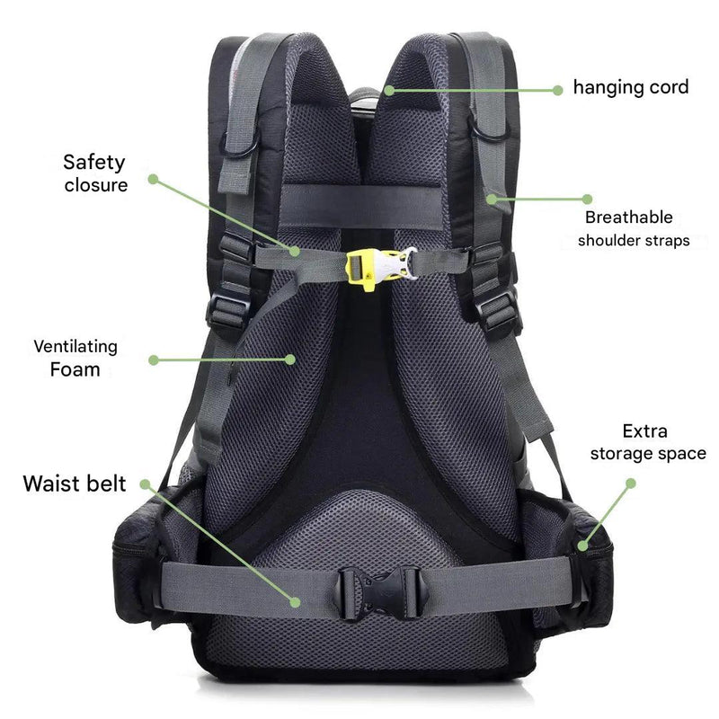 40L Hiking Backpack Suspension System Lightweight Trekking Pack – product view 3 | Great Lakes Outdoor