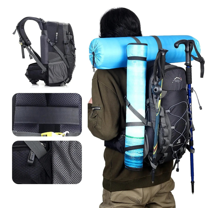 40L Hiking Backpack Suspension System Lightweight Trekking Pack – product view 7 | Great Lakes Outdoor