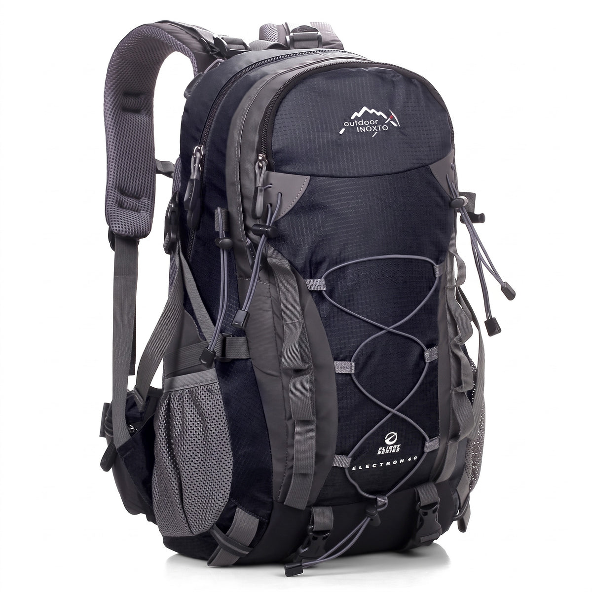 40L Hiking Backpack Vented Back Panel Laptop Sleeve Trekking Pack, product photo 1