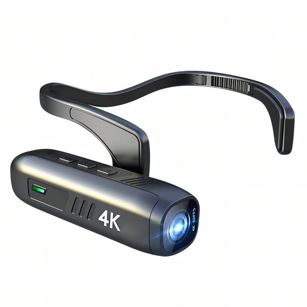 4K Head-Mounted Action Camera Hands-Free Portable Hiking Camcorder