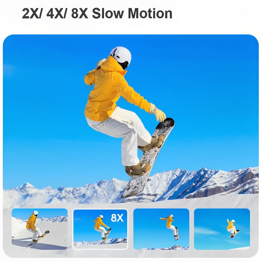 4K Head-Mounted Action Camera Hands-Free Portable Hiking Camcorder – product view 5 | Great Lakes Outdoor