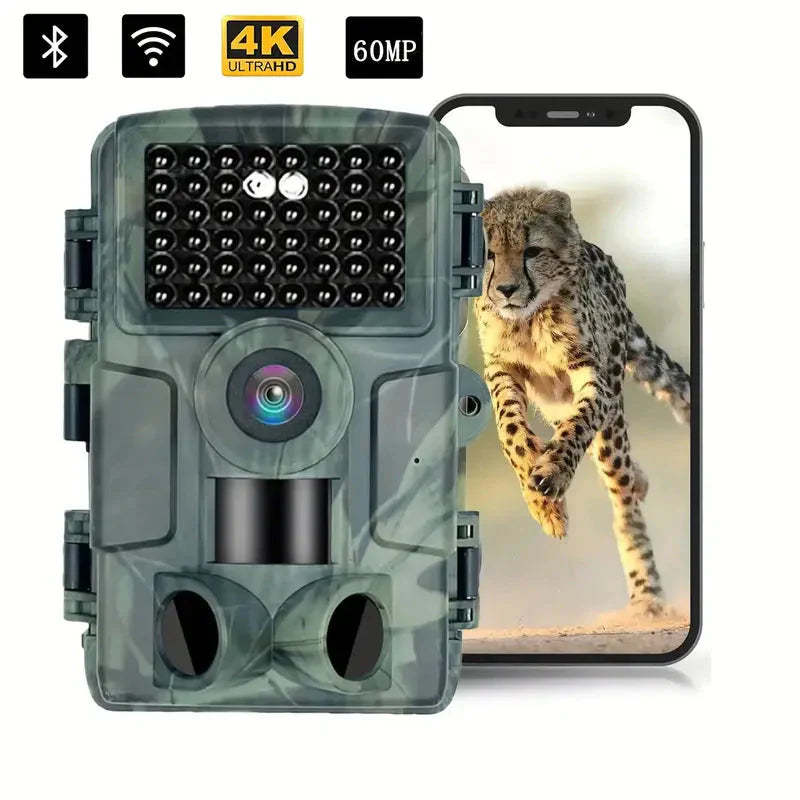4K Trail Camera 60MP Wildlife Camera Waterproof Motion Activated – product view 3 | Great Lakes Outdoor