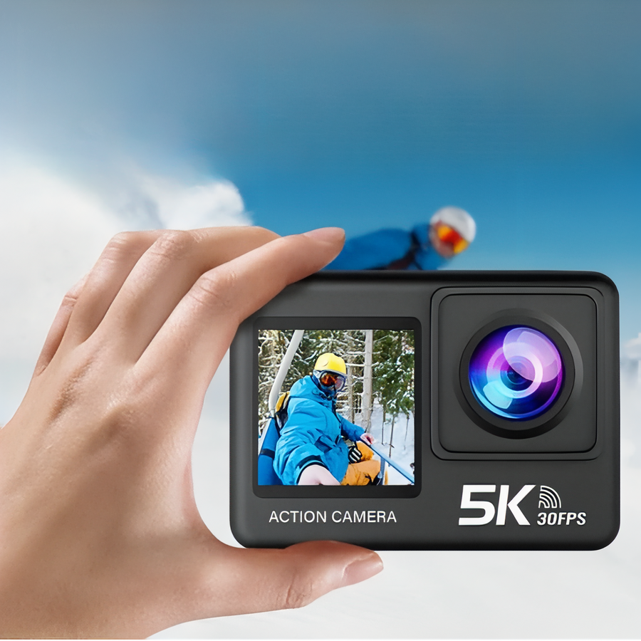 5K Action Camera Waterproof Hiking and Outdoor Video Recorder – product view 2 | Great Lakes Outdoor