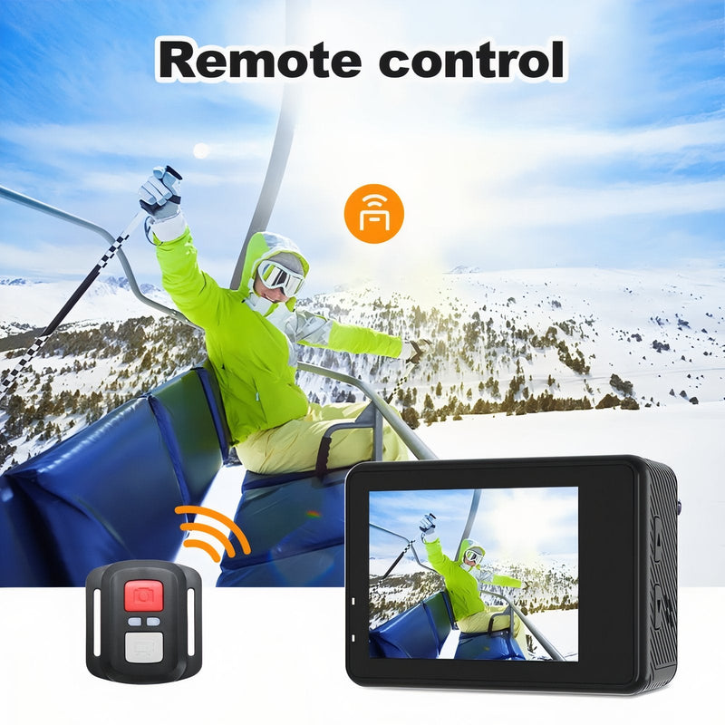 5K Action Camera Waterproof Hiking and Outdoor Video Recorder – product view 7 | Great Lakes Outdoor