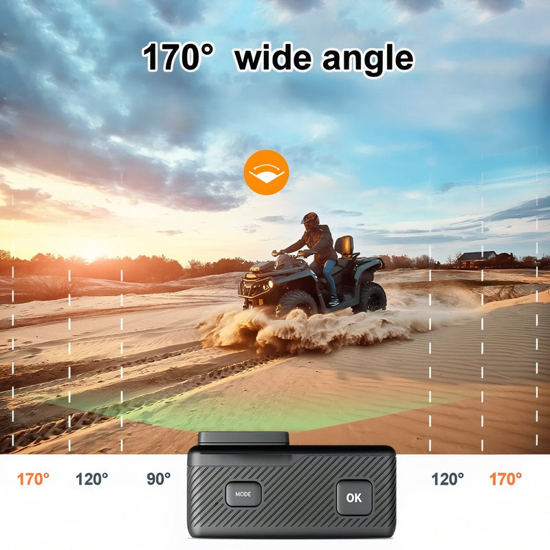 5K Action Camera Waterproof Hiking and Outdoor Video Recorder – product view 9 | Great Lakes Outdoor