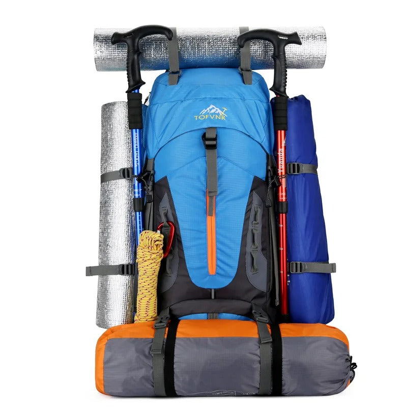 60L Waterproof Hiking Backpack Large Capacity Camping Travel Pack – product view 7 | Great Lakes Outdoor