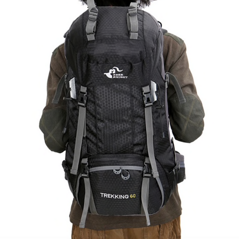 60L Waterproof Hiking Backpack Lightweight Multi-Day Trekking Pack – product view 3 | Great Lakes Outdoor