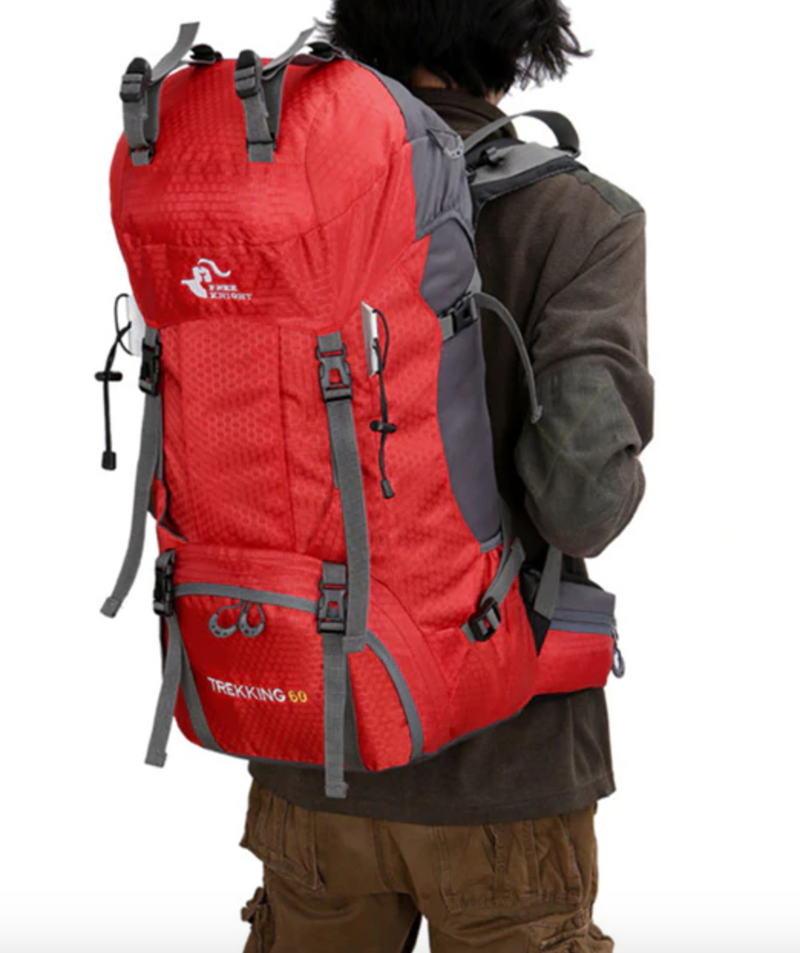60L Waterproof Hiking Backpack Lightweight Multi-Day Trekking Pack – product view 4 | Great Lakes Outdoor