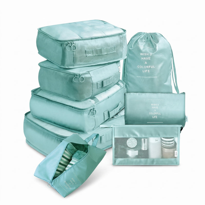 8 Piece Packing Cube Set Luggage Organizer Travel Storage Bags, product photo 8
