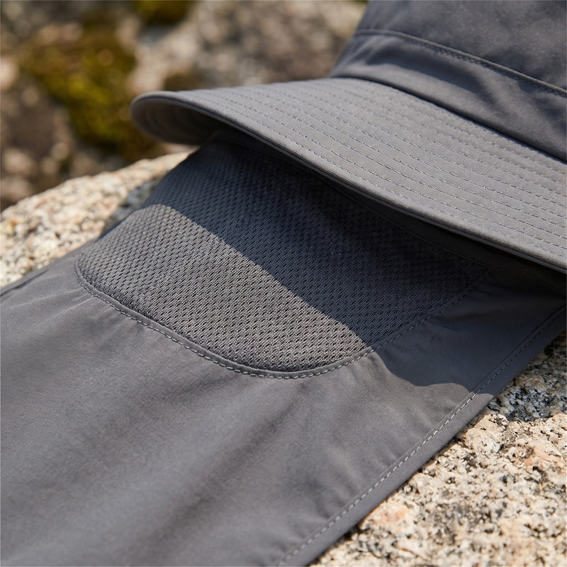 Anti UV Hiking Hat Mesh Vented Neck Cover Insect Shield Wide Brim, product photo 4