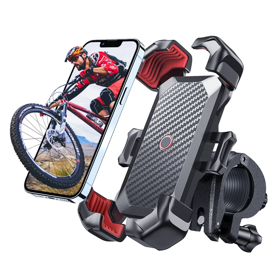 Bicycle Phone Holder 360 Rotation Secure Mount Universal Handlebar Clamp – product view 5 | Great Lakes Outdoor