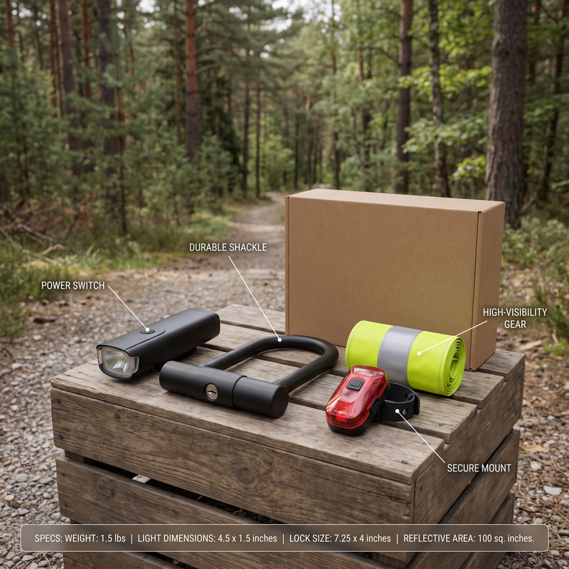 Bike Safety Kit – Lights – product view 3 | Great Lakes Outdoor