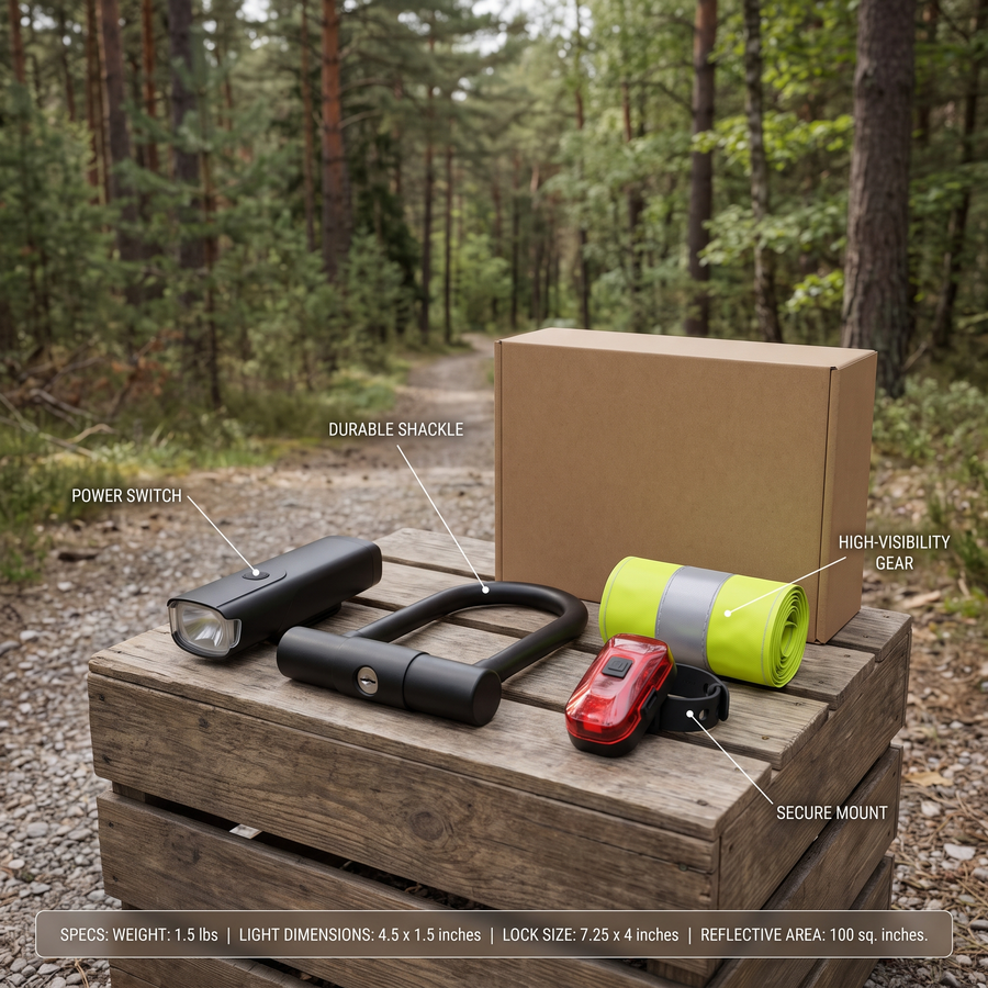 Bike Safety Kit – Lights – product view 3 | Great Lakes Outdoor