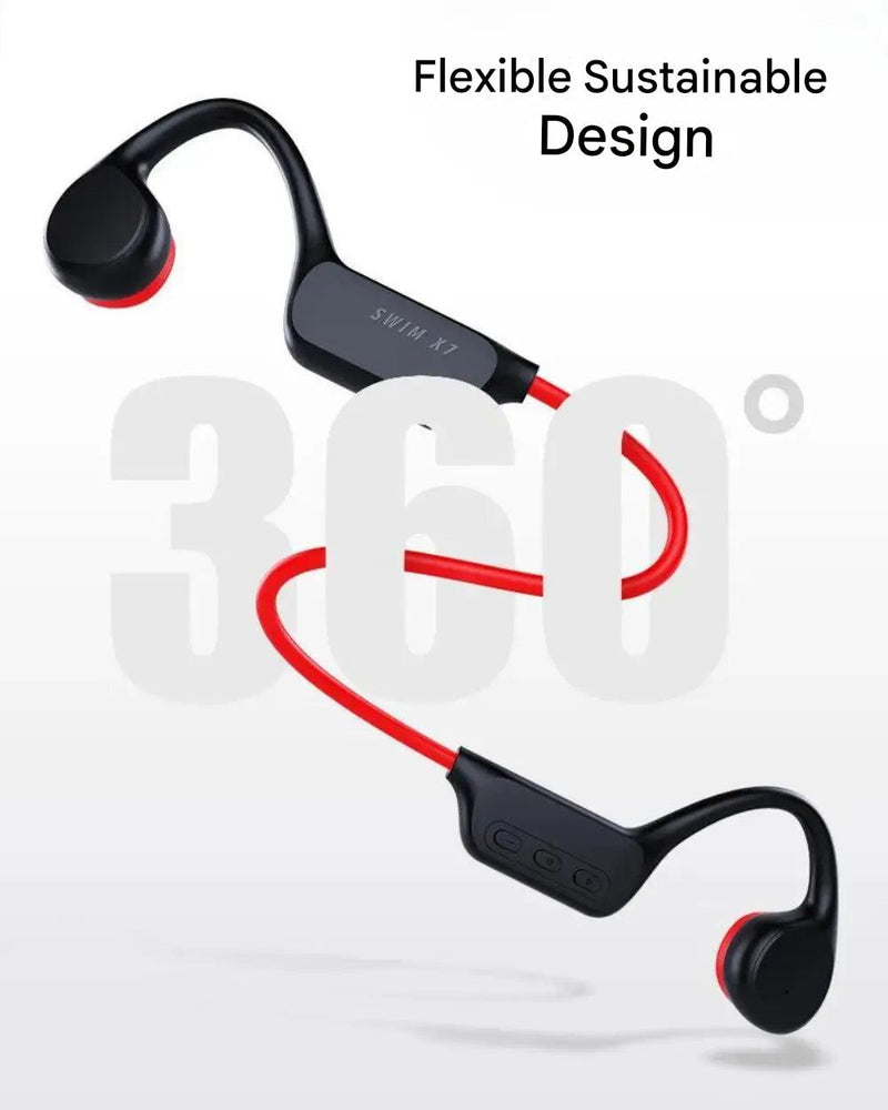 Bone Conduction Headphones Wireless Bluetooth Waterproof Sports – product view 4 | Great Lakes Outdoor