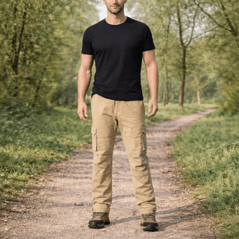 Breathable Cargo Hiking Pants Durable All Season Trekking Trousers – product view 4 | Great Lakes Outdoor