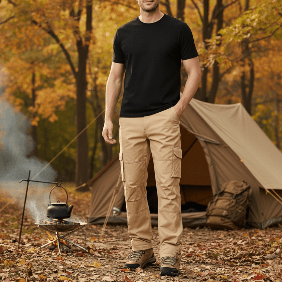 Breathable Cargo Hiking Pants Durable All Season Trekking Trousers – product view 6 | Great Lakes Outdoor