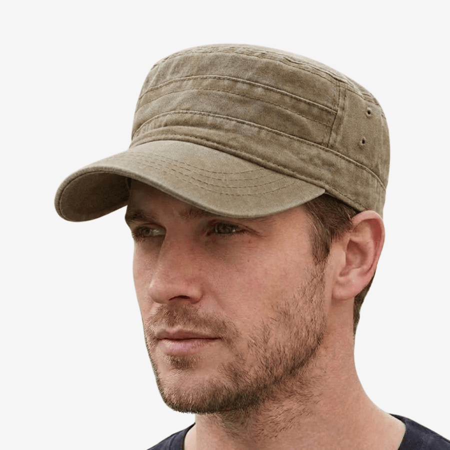 Breathable Cotton Outdoor Cap Adjustable Sun Hat for Hiking – product view 2 | Great Lakes Outdoor