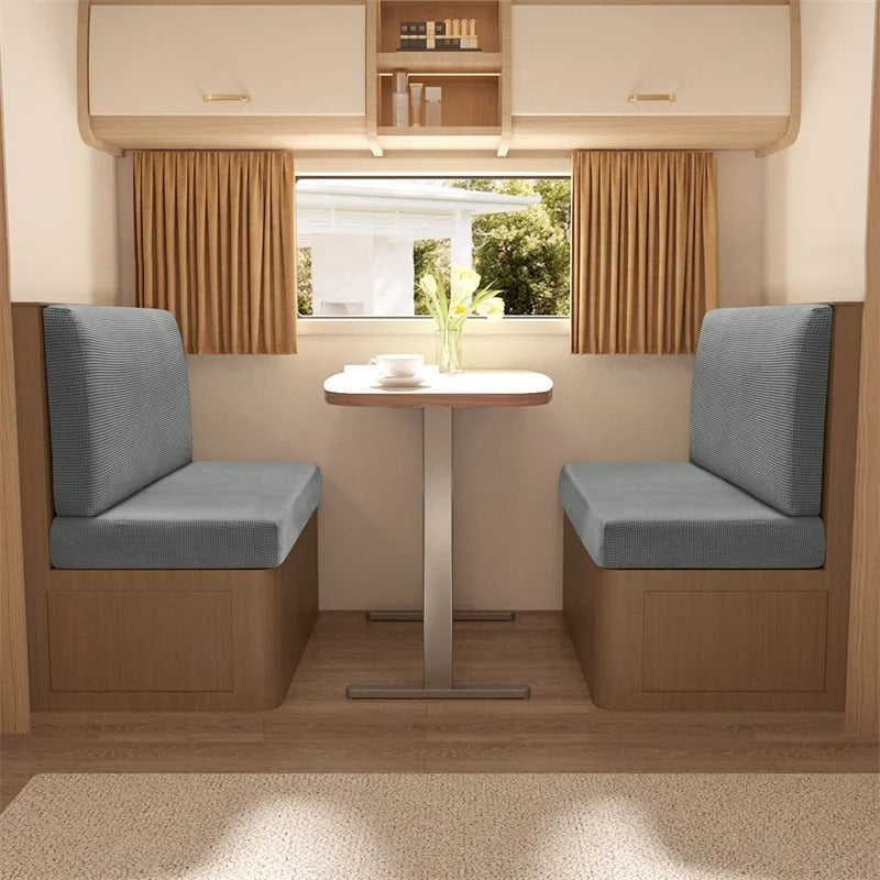 Camper Sofa Cover Set Stretch RV Cushion Covers Microfiber – product view 13 | Great Lakes Outdoor