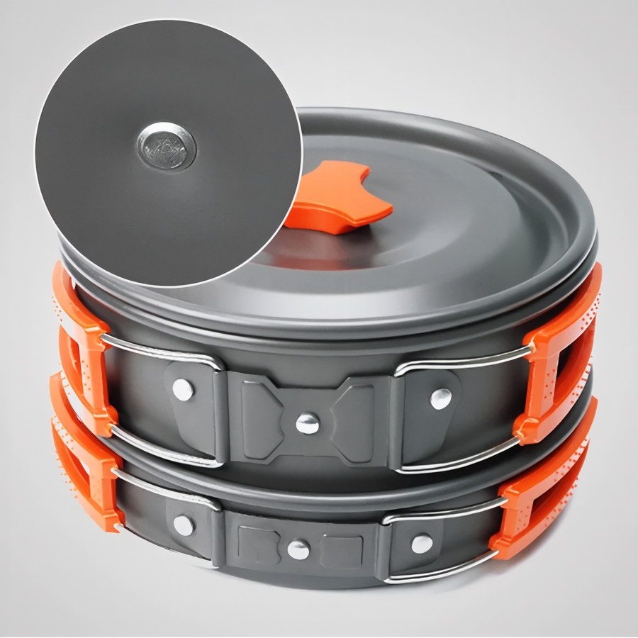 Camping Cookware Set 2-Person Lightweight Backpacking Mess Kit – product view 8 | Great Lakes Outdoor