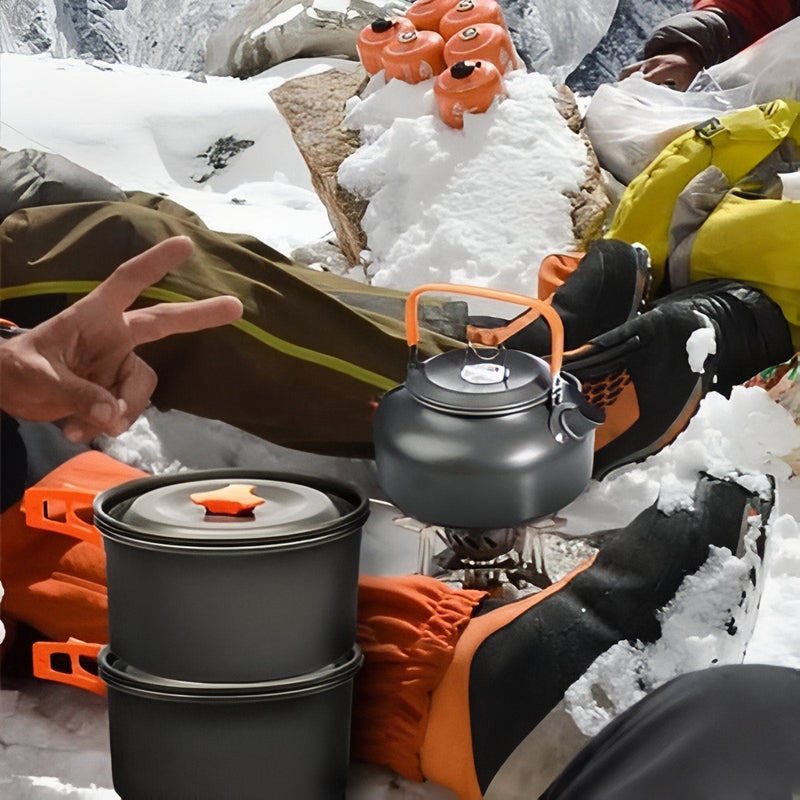 Camping Cookware Set 2-Person Lightweight Backpacking Mess Kit – product view 9 | Great Lakes Outdoor