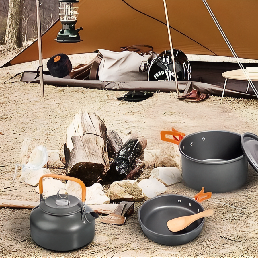 Camping Cookware Set 2-Person Lightweight Backpacking Mess Kit – product view 10 | Great Lakes Outdoor