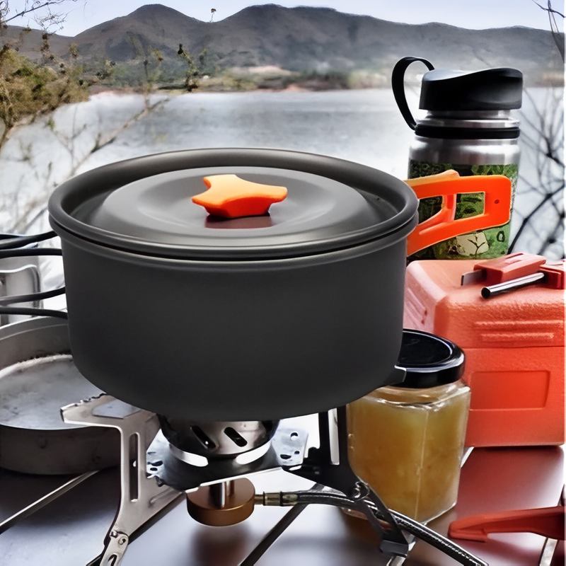 Camping Cookware Set 2-Person Lightweight Backpacking Mess Kit – product view 11 | Great Lakes Outdoor