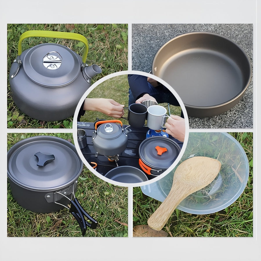 Camping Cookware Set 2-Person Lightweight Backpacking Mess Kit – product view 12 | Great Lakes Outdoor