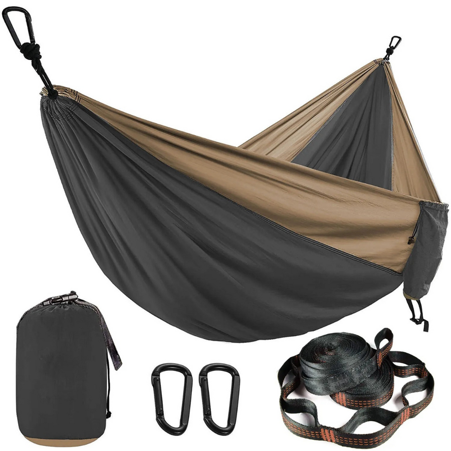 Camping Hammock XXL Lightweight Parachute Fabric Portable Outdoor Hammock – product view 1 | Great Lakes Outdoor