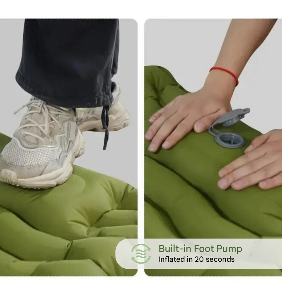 Camping Sleeping Mat Air Mattress Built In Pump Lightweight – product view 4 | Great Lakes Outdoor