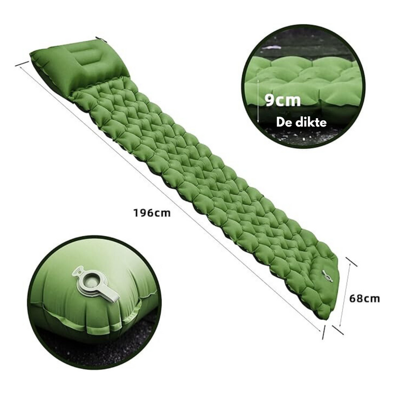 Camping Sleeping Mat Air Mattress Built In Pump Lightweight – product view 7 | Great Lakes Outdoor