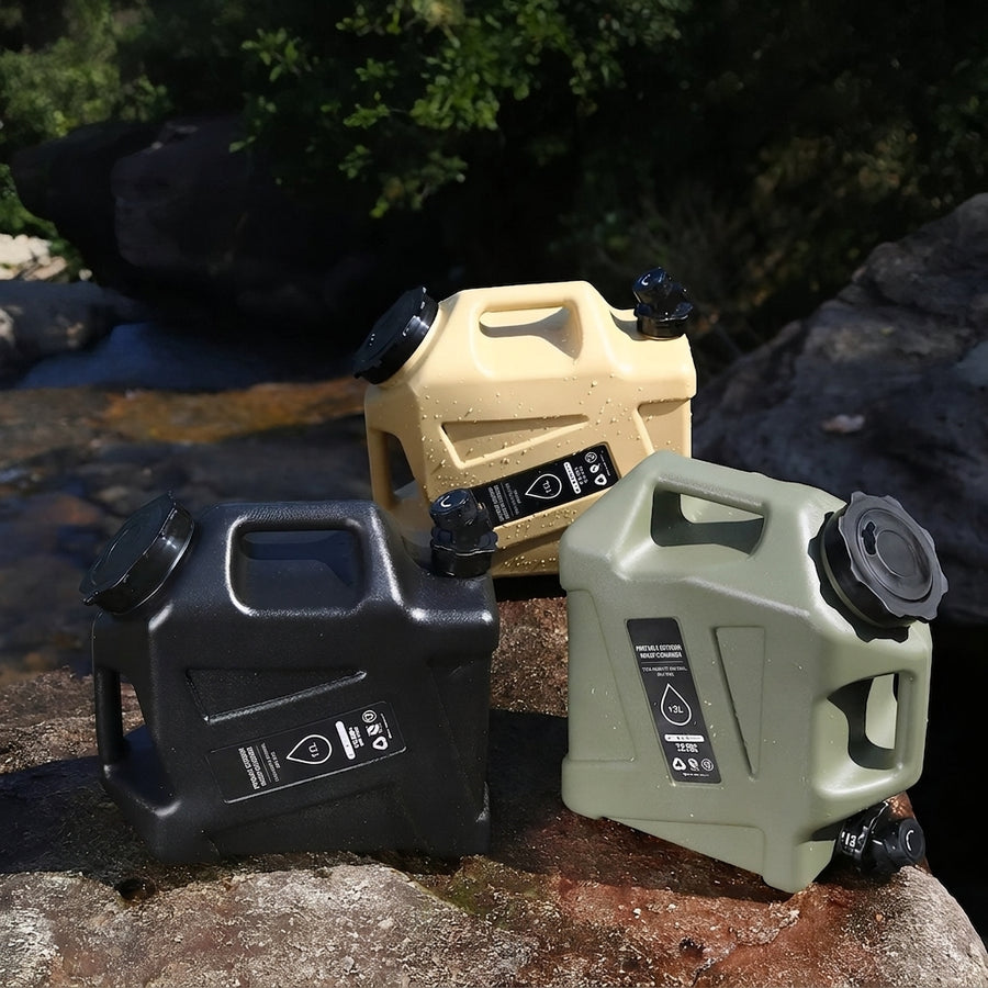 Camping Water Jug 12L Portable Hydration Container with Spigot – product view 6 | Great Lakes Outdoor