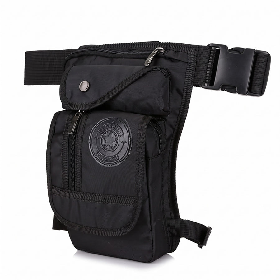 Canvas Leg Bag Outdoor Motorcycle Thigh Pouch Hip Waist Pack, product photo 6