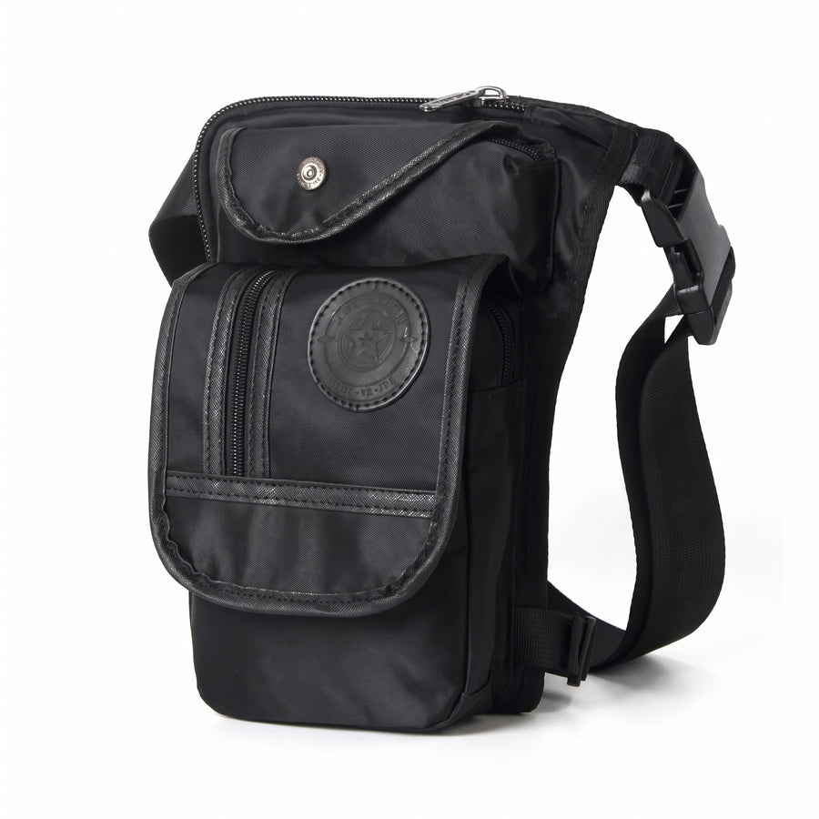 Canvas Leg Bag Outdoor Motorcycle Thigh Pouch Hip Waist Pack, product photo 7