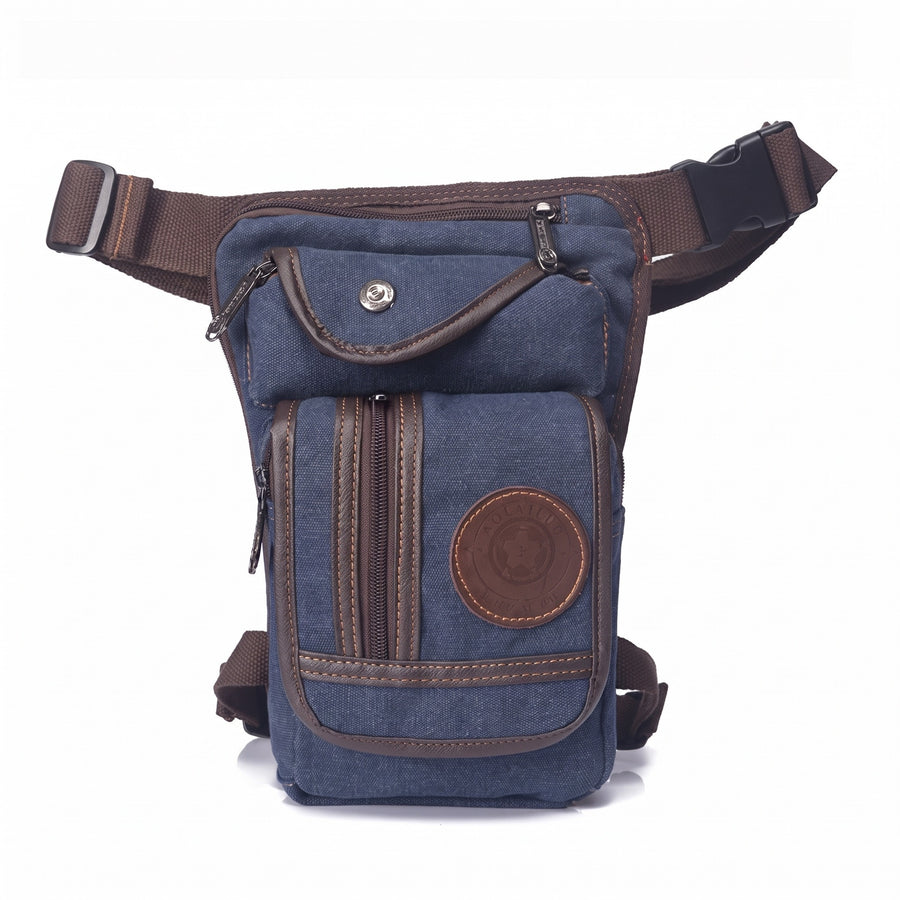 Canvas Leg Bag Outdoor Motorcycle Thigh Pouch Hip Waist Pack, product photo 8