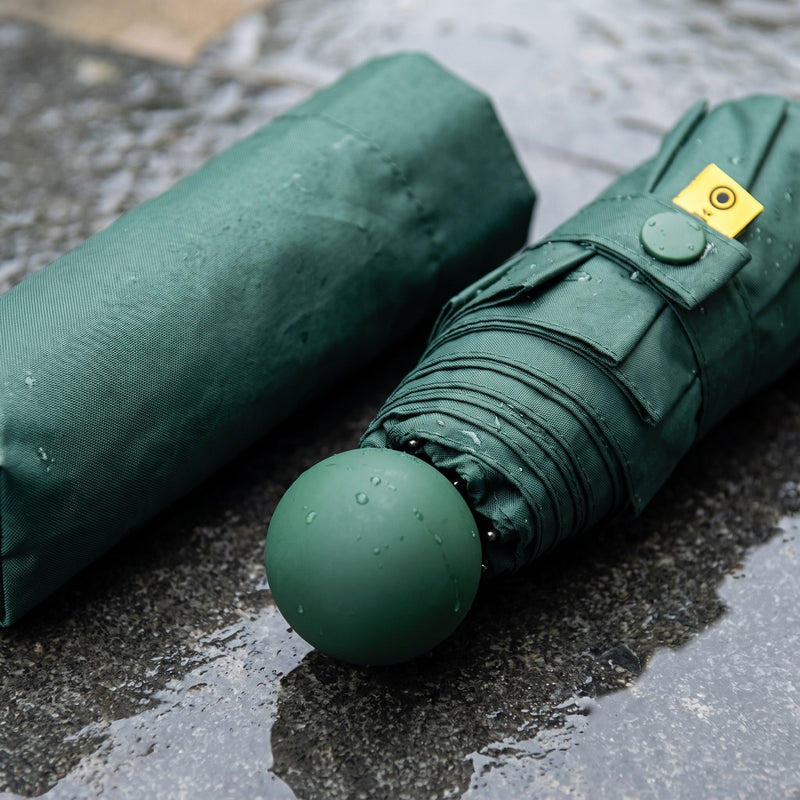 Compact Folding Travel Umbrella Lightweight Manual Open Parasol, product photo 4