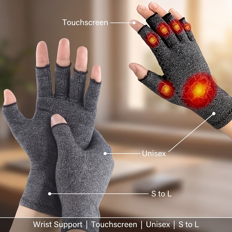 Compression Gloves Wrist Support Touchscreen Arthritis Hand Wraps, product photo 2