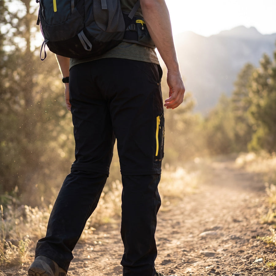Convertible Hiking Pants 2 In 1 Zip Off Shorts Quick Dry Stretch, product photo 3