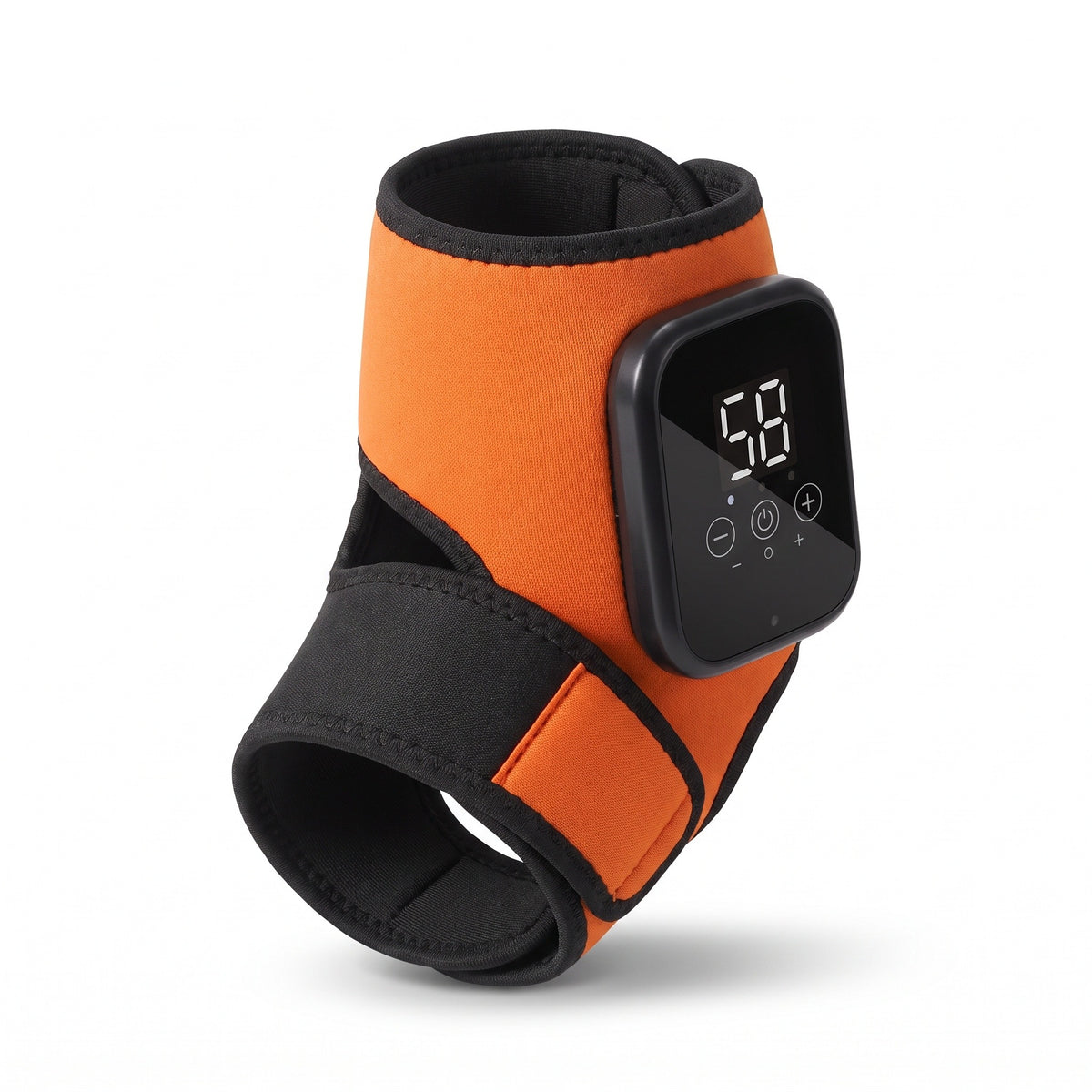 Cordless Ankle Massager LCD Touchscreen Vibration Heated Foot Wrap, product photo 1