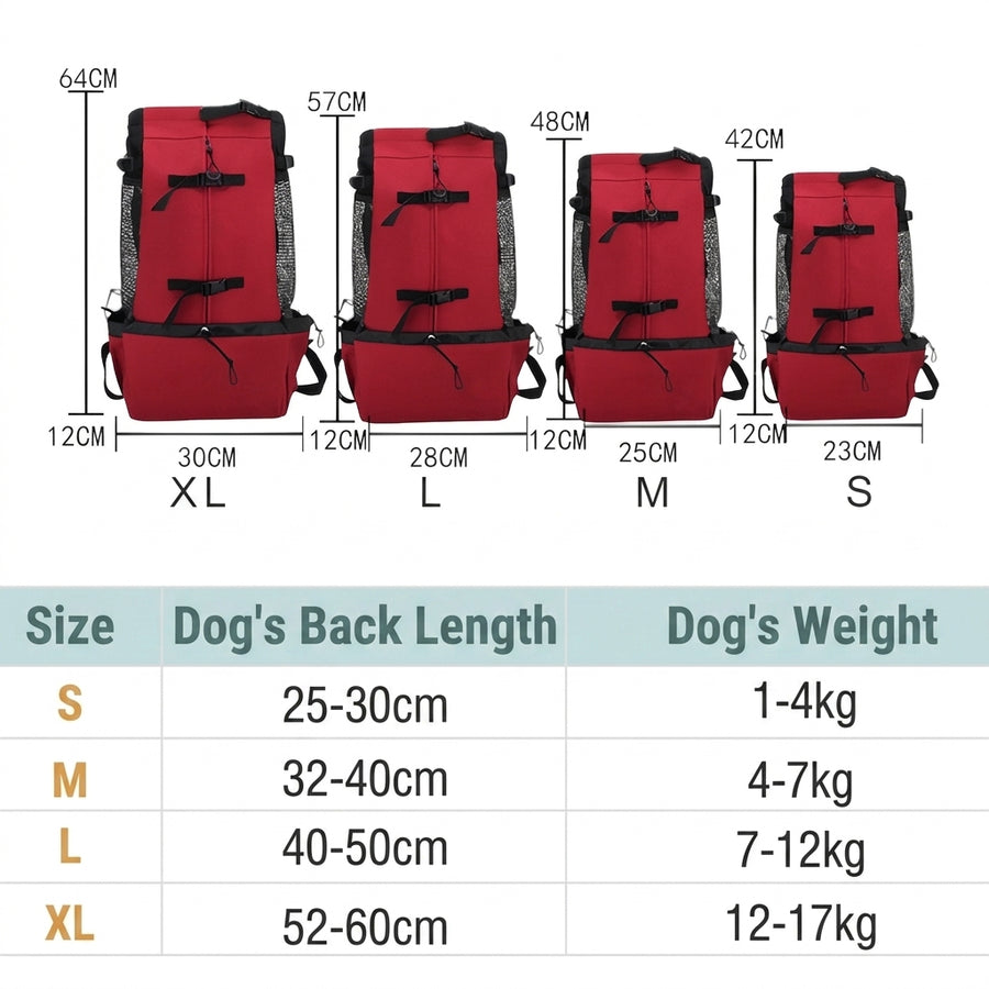 Dog Carrier Backpack Breathable Outdoor Hiking Pet Travel Bag – product view 2 | Great Lakes Outdoor