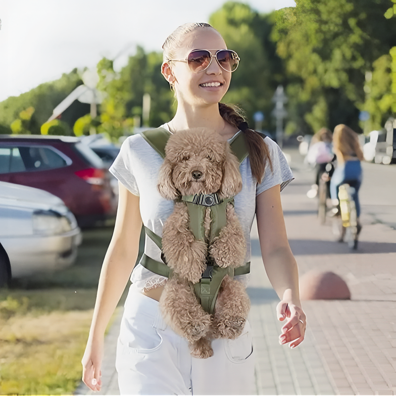 Dog Carrier Front Pack Ergonomic Hiking Harness for Small Pets – product view 15 | Great Lakes Outdoor