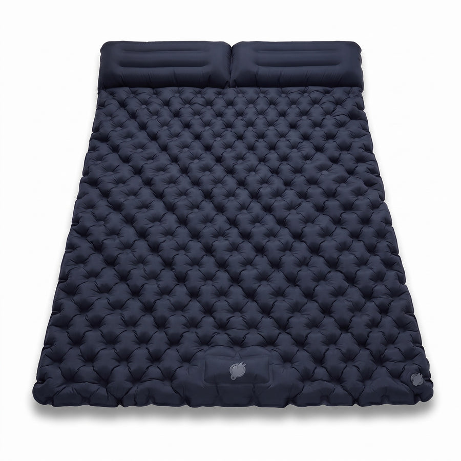 Double Air Mattress Built In Pump 40D Nylon Camping Sleeping Pad, product photo 7