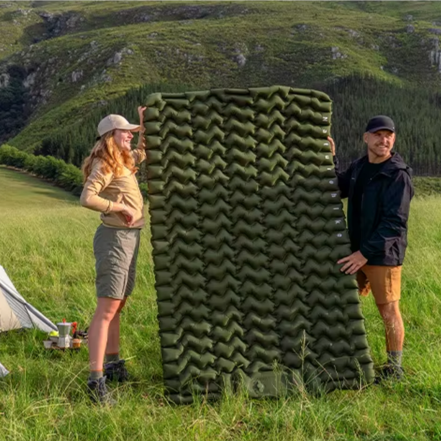 Double Sleeping Pad 2-Person Inflatable Camping Mattress – product view 2 | Great Lakes Outdoor