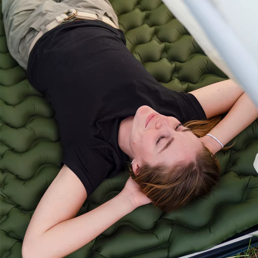 Double Sleeping Pad 2-Person Inflatable Camping Mattress – product view 5 | Great Lakes Outdoor