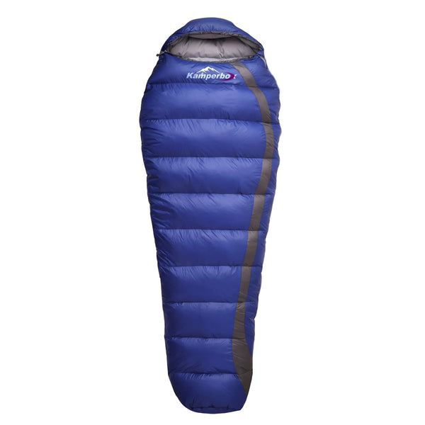 Down Sleeping Bag Rated 20F Lightweight Mummy Nylon Shell