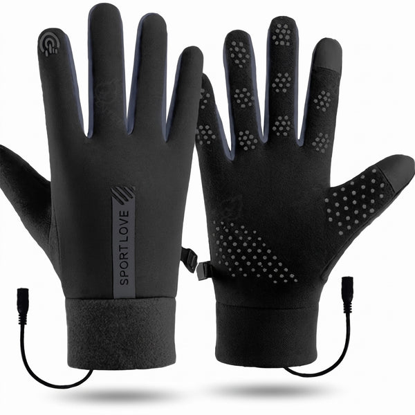 Dual Side USB Heated Gloves 3 Heat Levels Timer Electric Hand Warmers