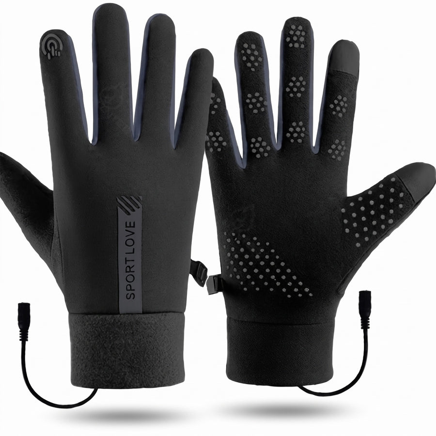 Dual Side USB Heated Gloves 3 Heat Levels Timer Electric Hand Warmers, product photo 1