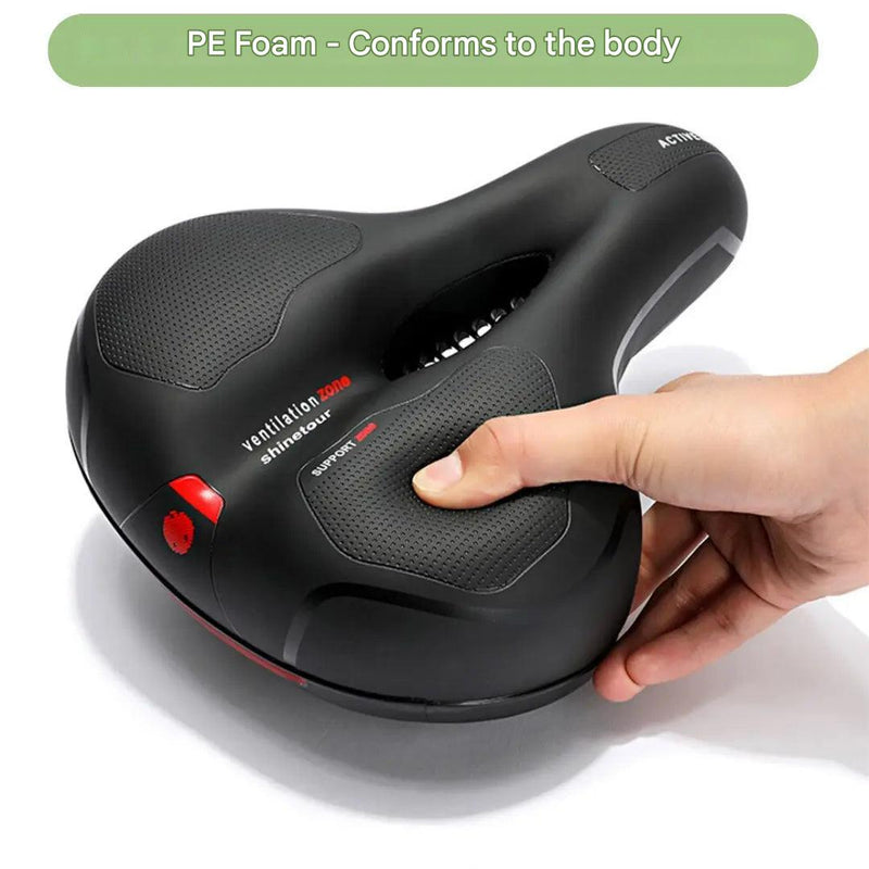 Ergonomic Bike Saddle Memory Foam Comfortable Bicycle Seat – product view 3 | Great Lakes Outdoor