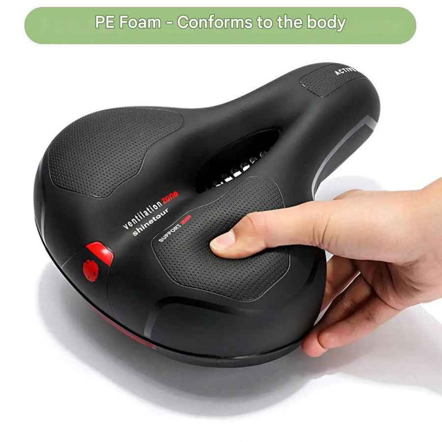 Ergonomic Bike Saddle Memory Foam Comfortable Bicycle Seat – product view 3 | Great Lakes Outdoor
