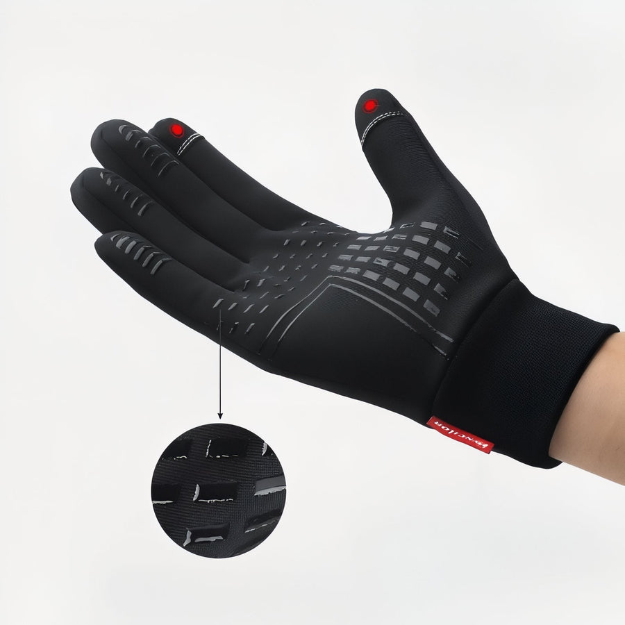 Fingerless Hiking Gloves Waterproof Fleece Thermal Outdoor Trekking Mittens – product view 4 | Great Lakes Outdoor